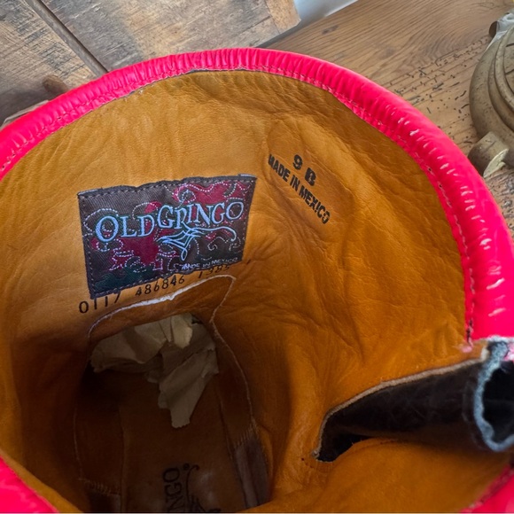 OLD GRINGO Klak Sugar Skull Biker Boots Size 9 - Picture 5 of 6